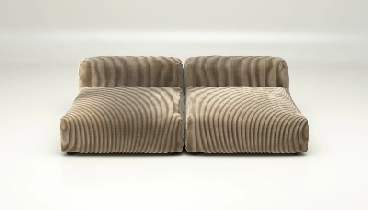 Vetsak Sofa Set 01 Größe XL - Stoff Cord Velour - Aktion -15%