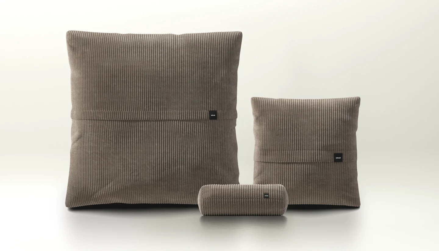 Vetsak 3 Kissen Set  - Stoff Cord Velour - Aktion -15%