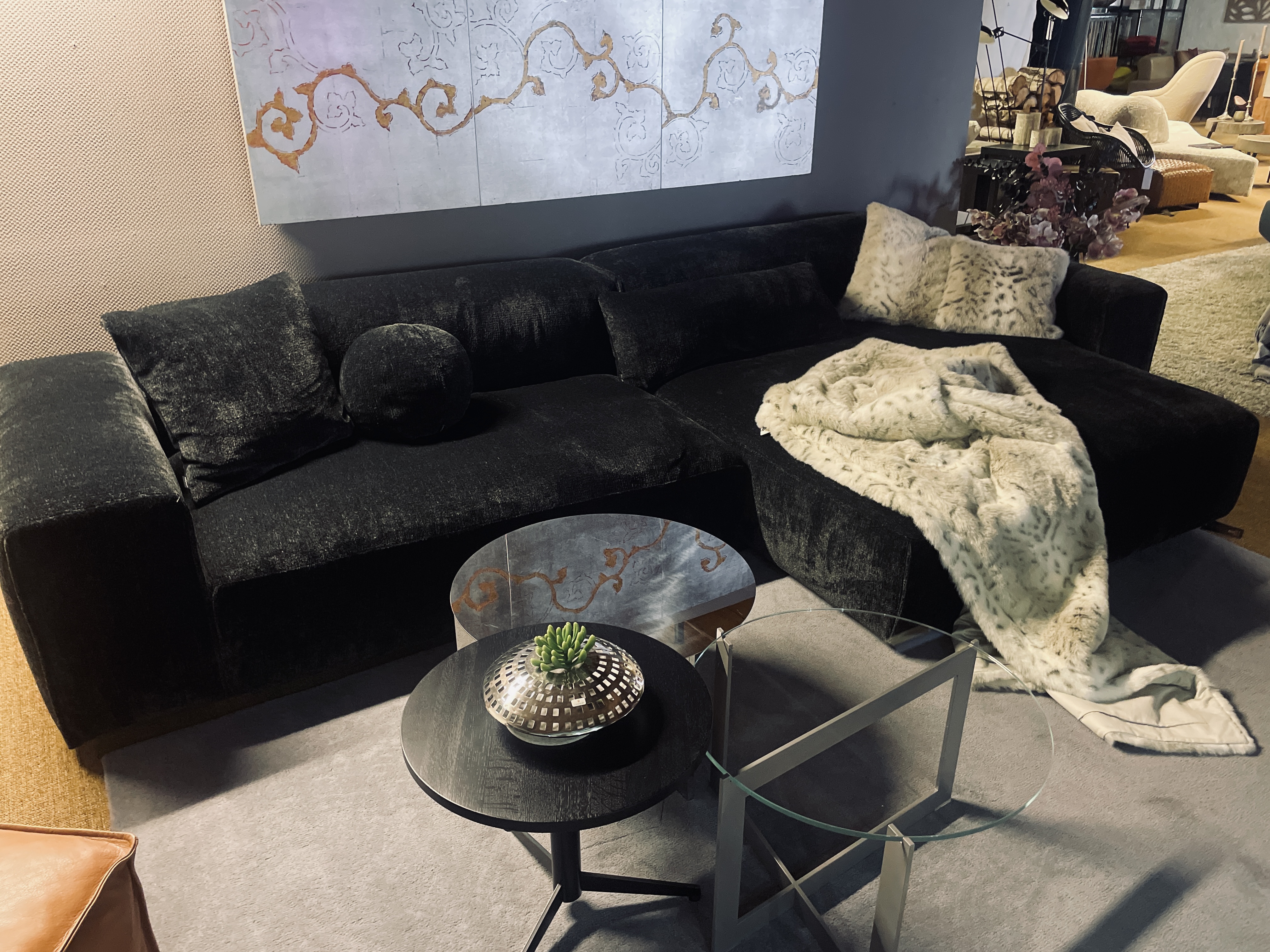 CushyCouch Edda - Stoff Specchio
