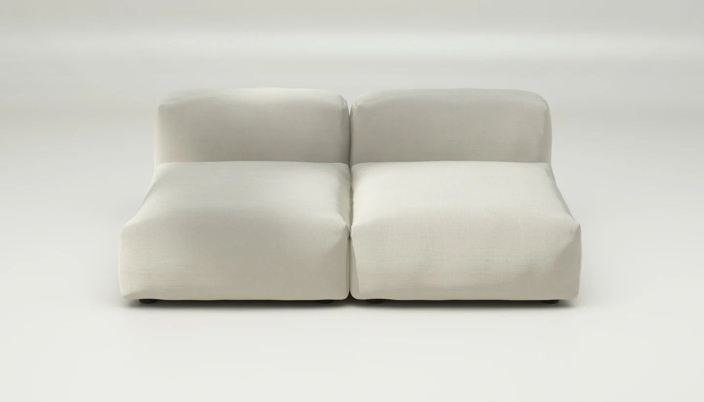 Vetsak Outdoor Sofa M - Stoff Pique creme