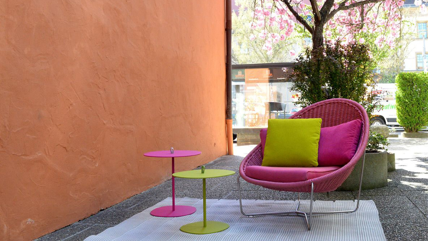 PAOLA LENTI Nido Gartensessel mit Kissen