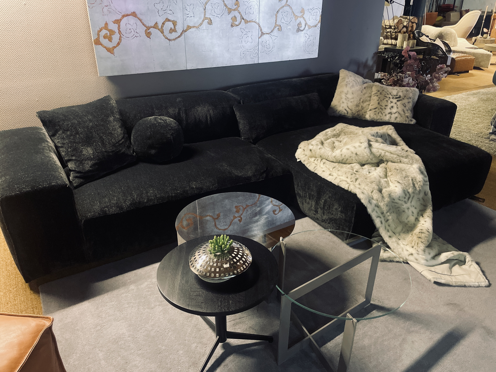 CushyCouch Edda - Stoff Specchio