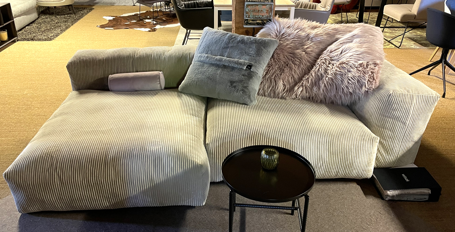 Vetsak Sofa - Cord velours sand - 241cm