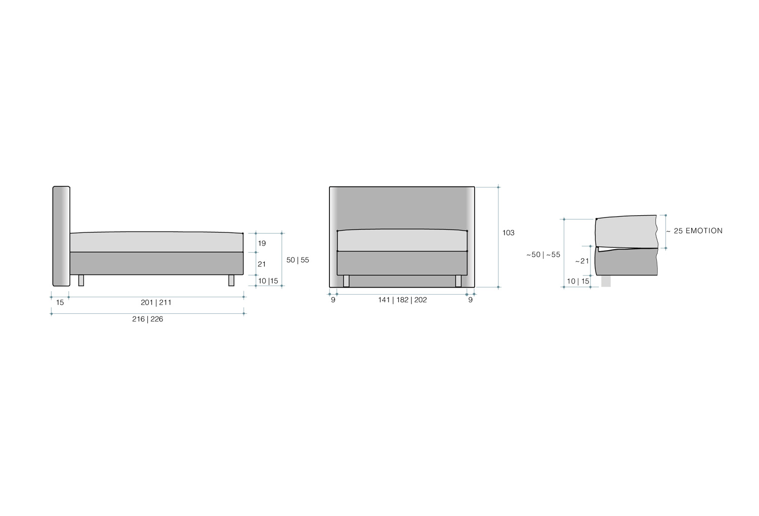 SCHRAMM Boxspringbett Lyra - Limited Edition 