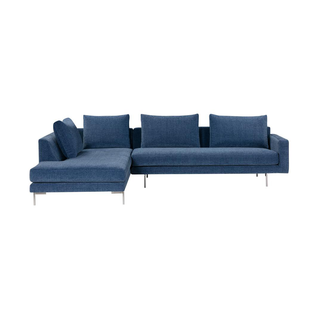 Wendelbo EdgeV2 Sofa - Stoff Zest 12 - Modul 12 und 34 - Chaiselongue links