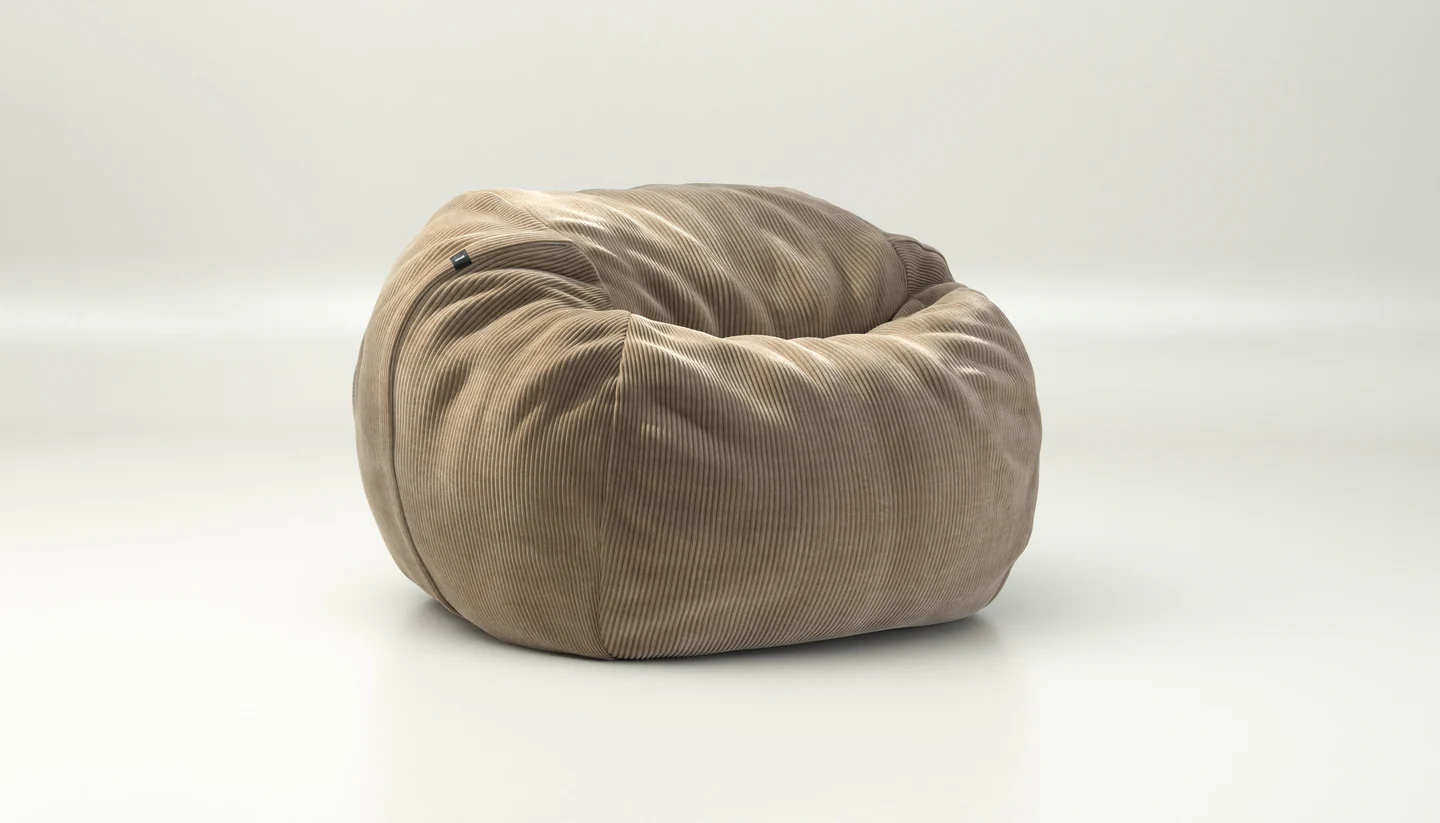 Vetsak Sitzsack Medium - Stoff Cord Velour - Aktion -15% 