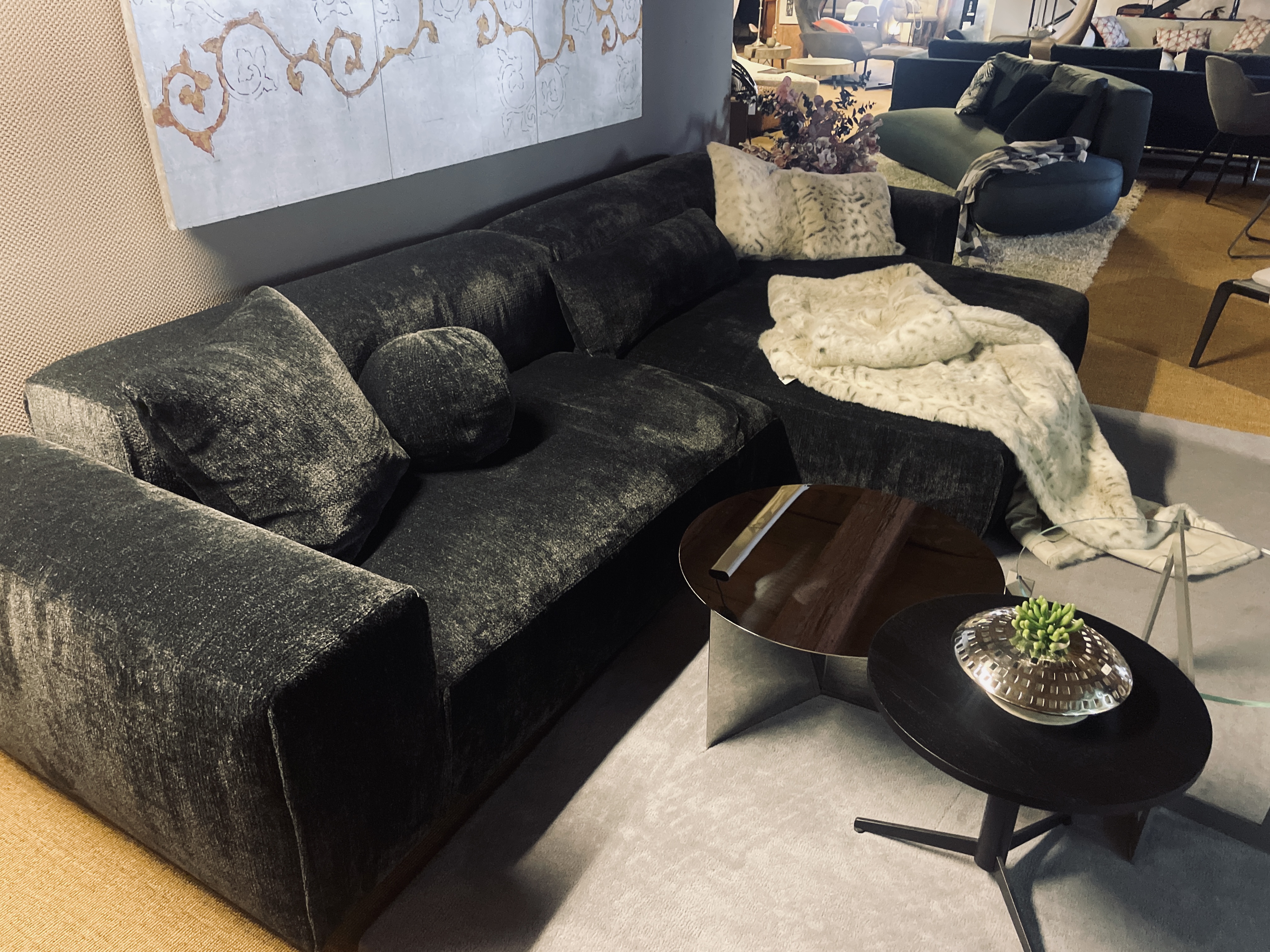CushyCouch Edda - Stoff Specchio