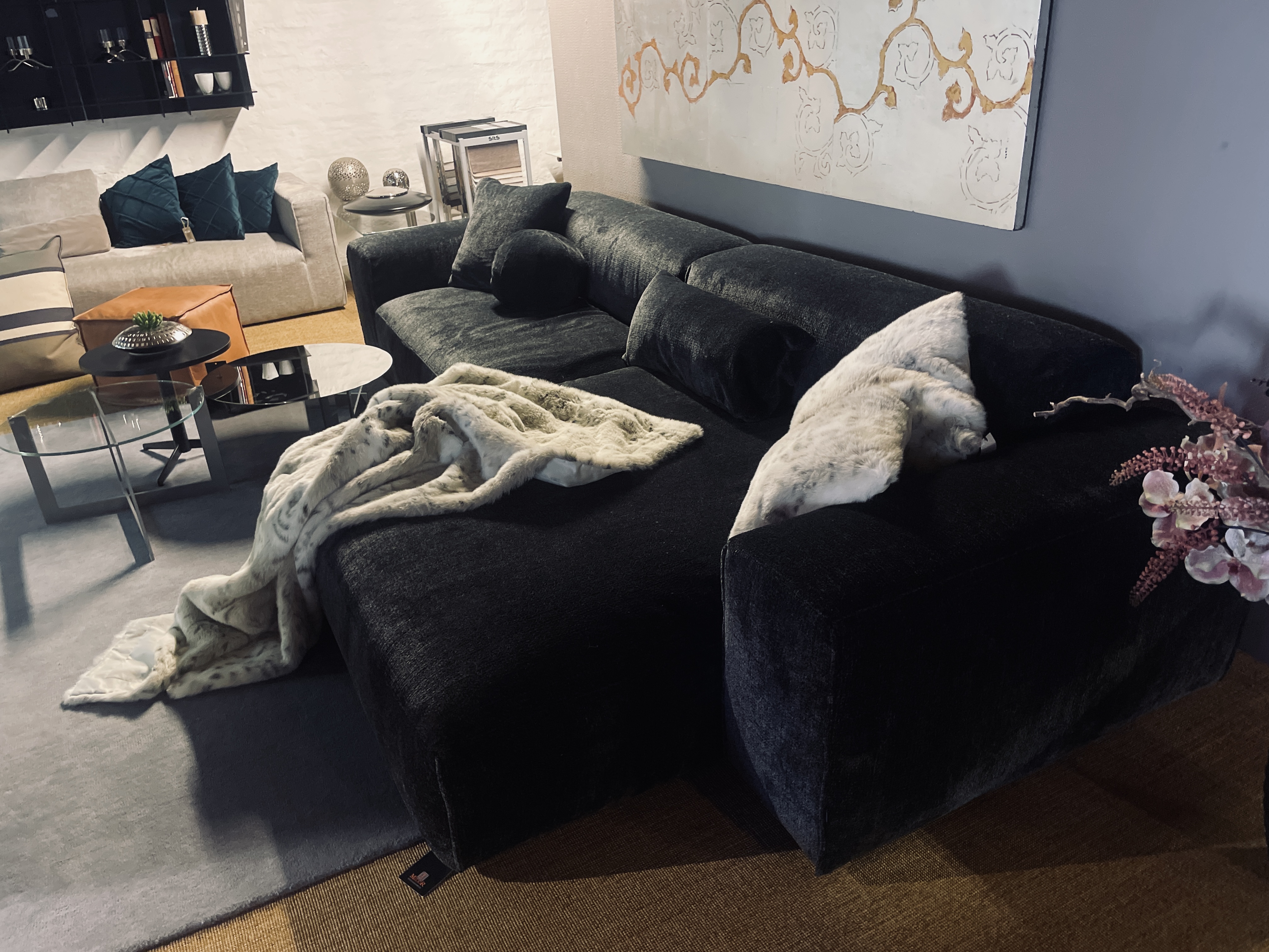 CushyCouch Edda - Stoff Specchio
