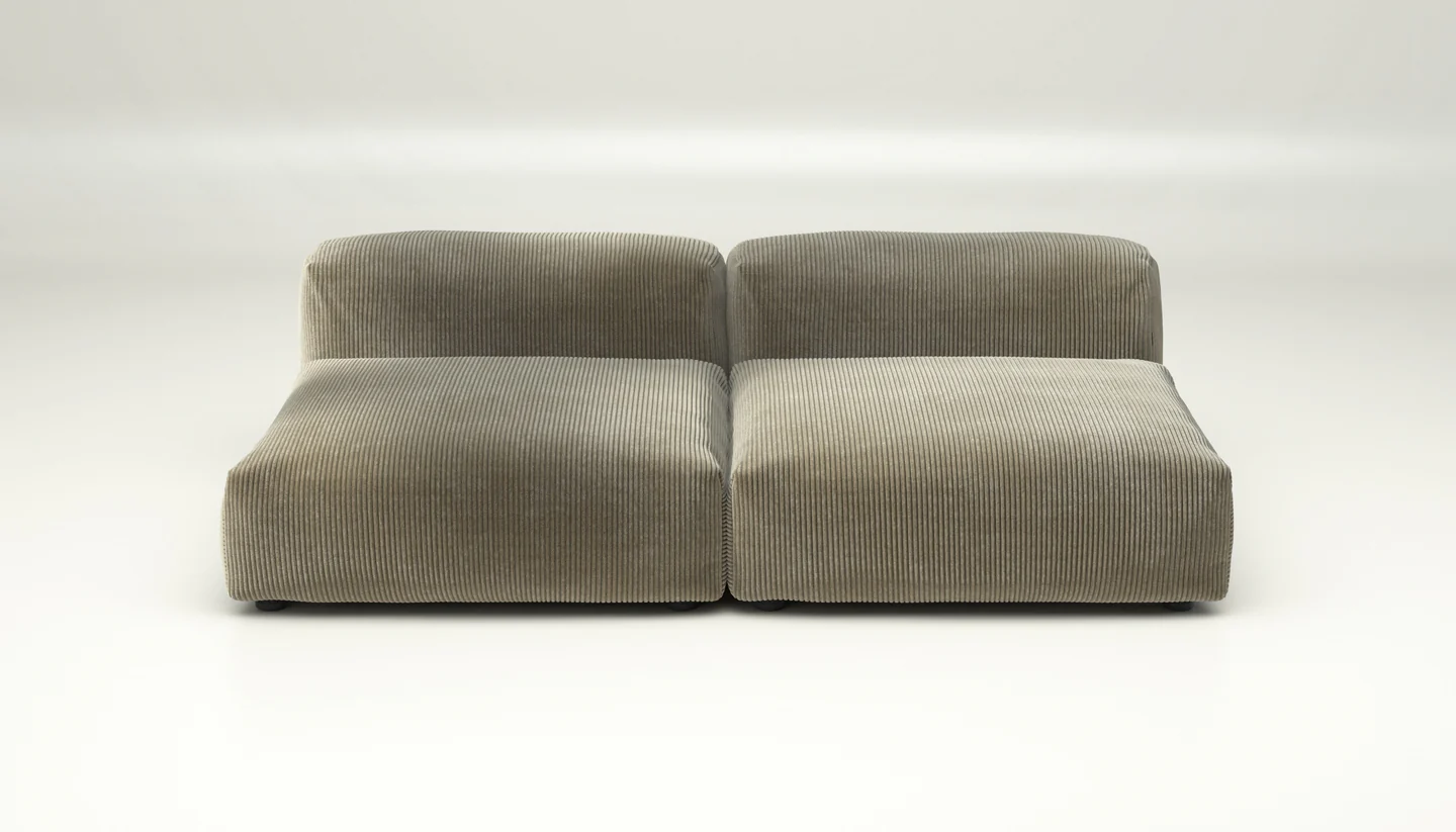 Vetsak Sofa Set 01 Größe L - Stoff Cord Velour - Aktion -15%