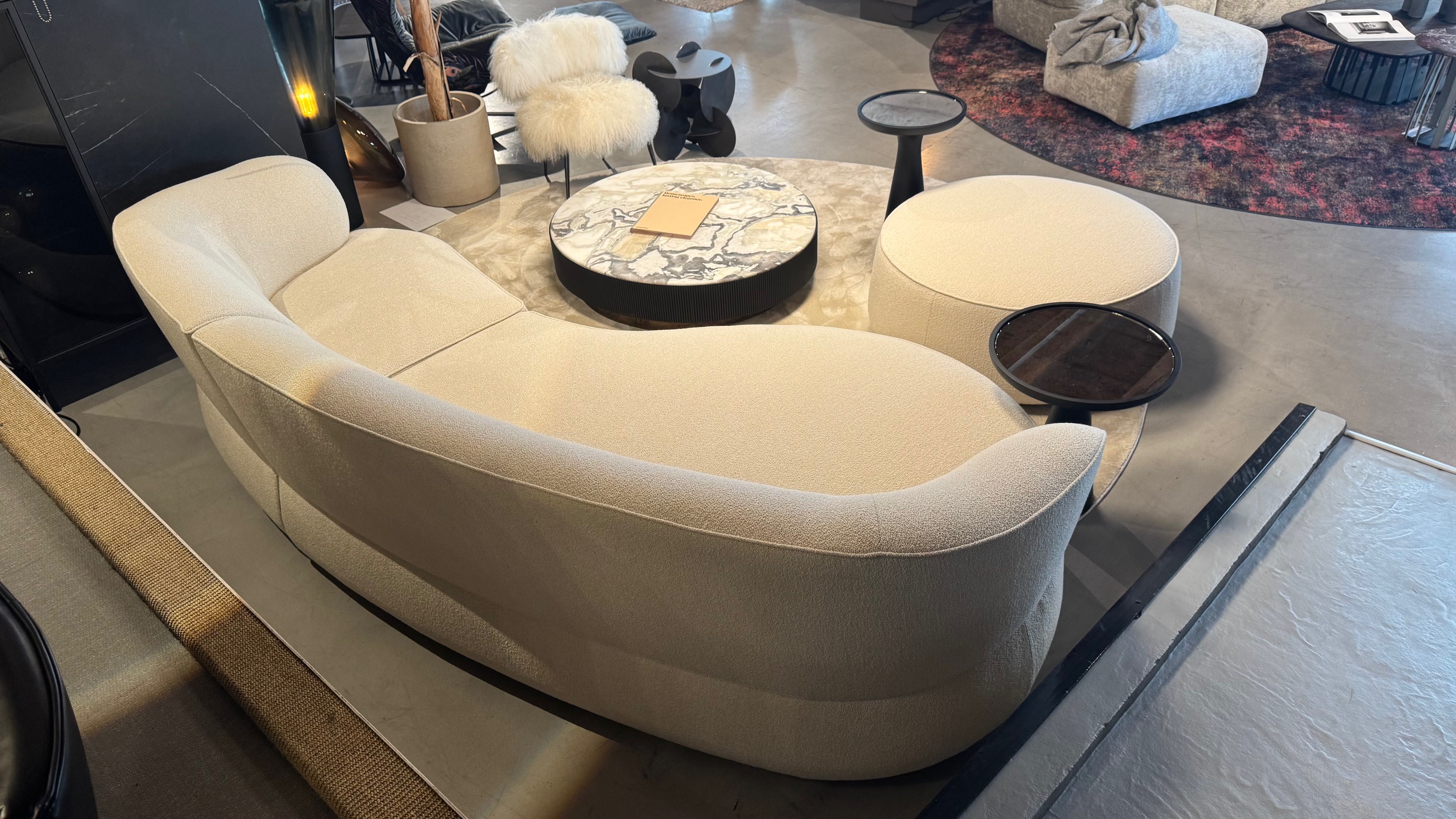 Bielefelder Werkstätten Nimbo Sofa inkl. Hocker