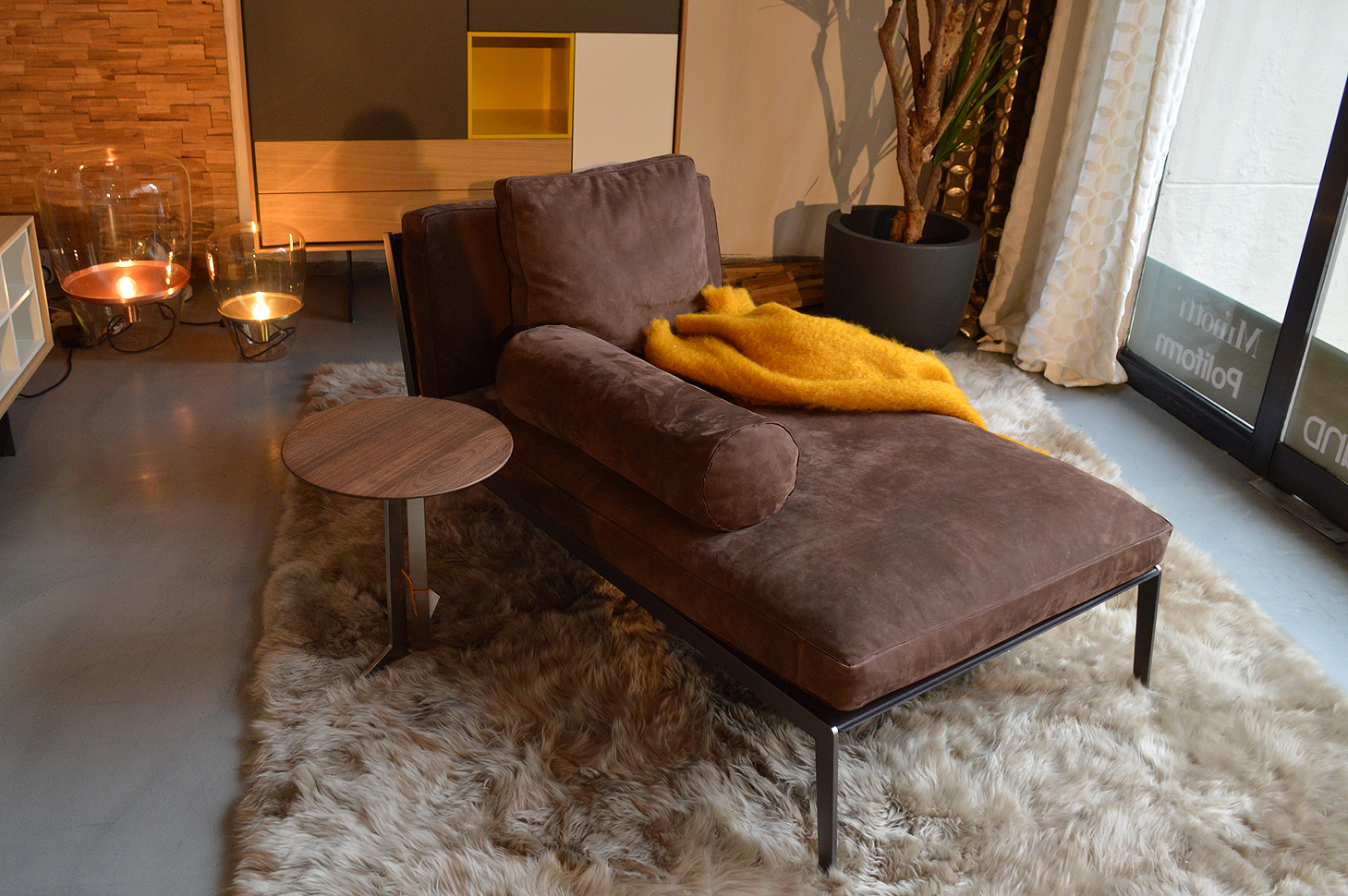 FLEXFORM Happy Chaiselongue Leder Relaxliege