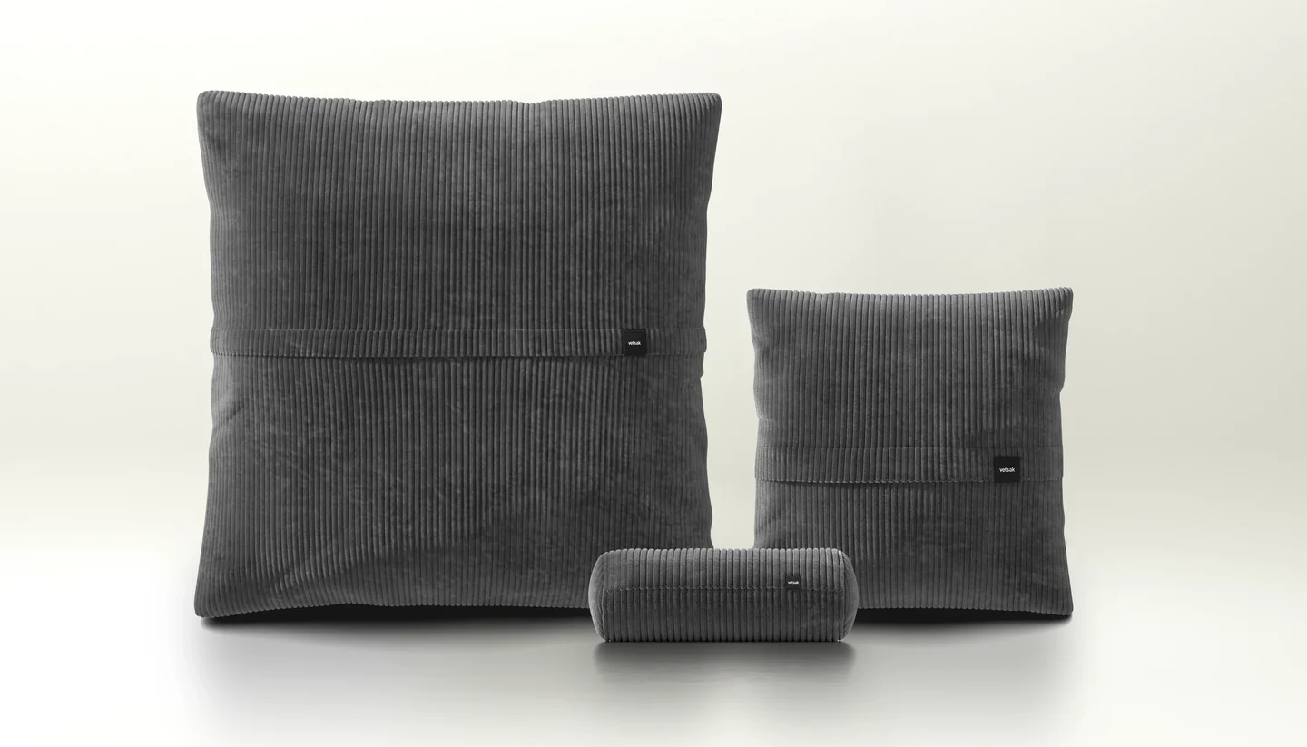 Vetsak 3 Kissen Set  - Stoff Cord Velour - Aktion -15%