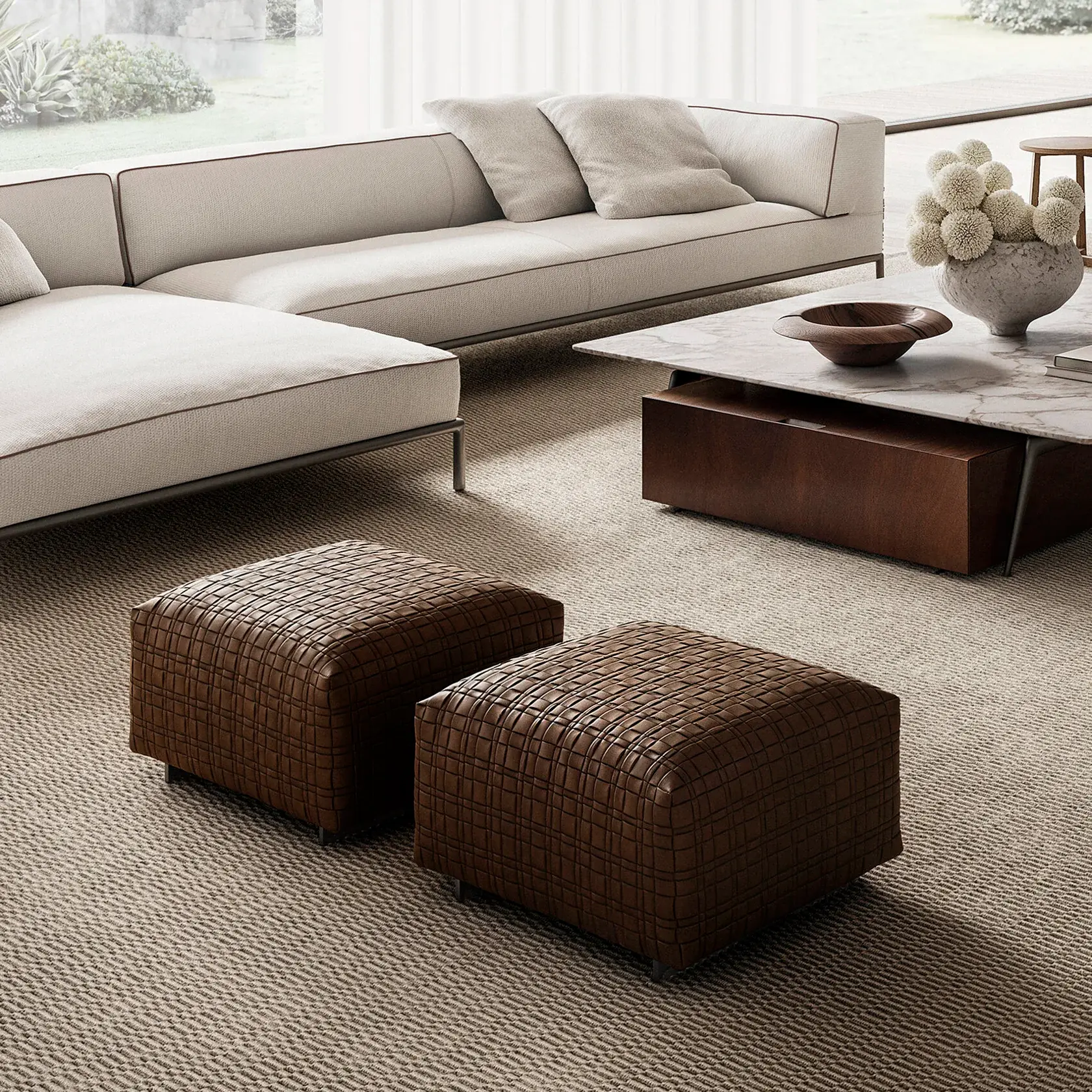 Flexform Bangkok Hocker 